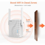 Tenda AC1200 (A18) – Répéteur Wi‑Fi Bi‑Bande