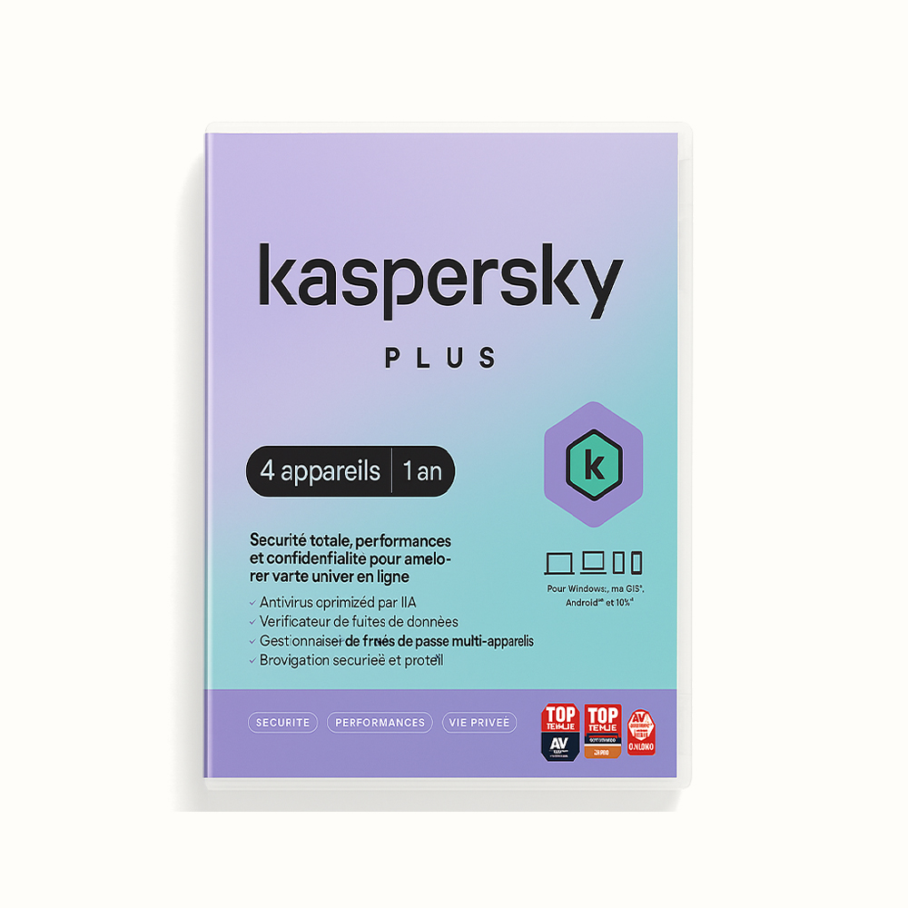 Kaspersky Internet Security Plus – Licence 4 postes