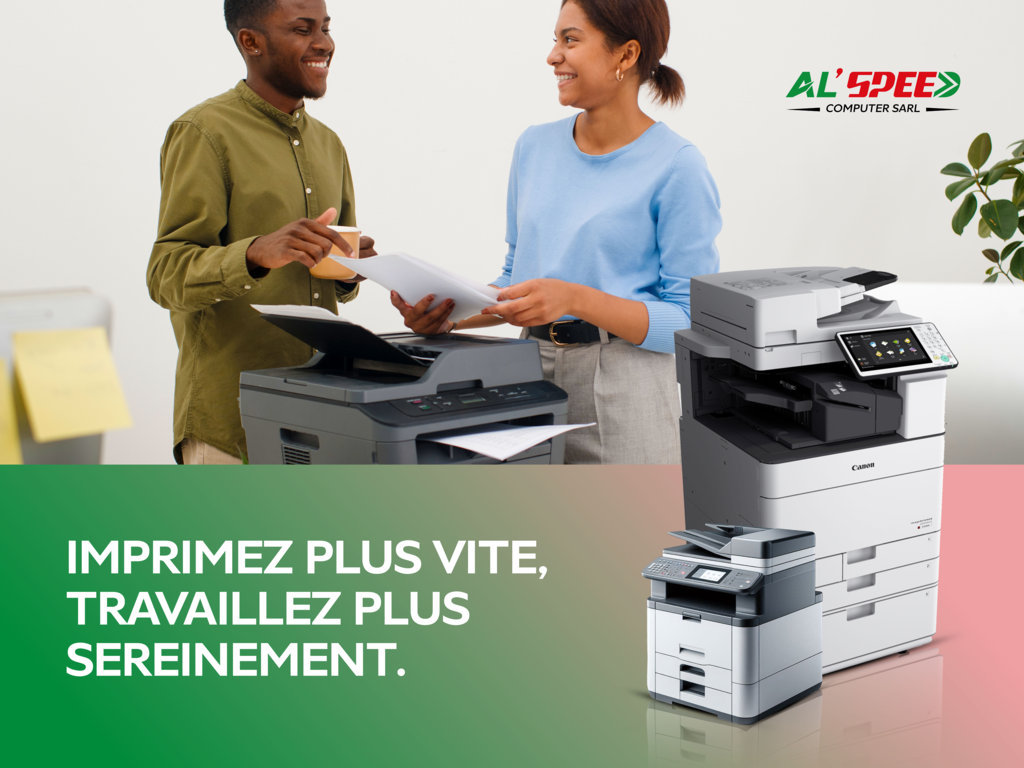 Imprimez vos rêves avec notre imprimante de haute qualité - Rapide, fiable et performante et boostez votre productivité avec nos copieurs
