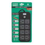 Light Wave LW EXT-72U – Multiprise | 7 prises | 2 USB | Câble 3 m