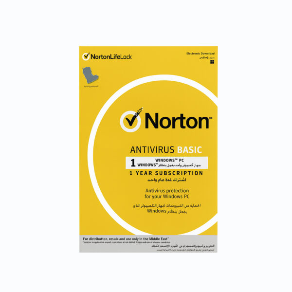 Norton Antivirus Basic – Protection Essentielle pour 1 Poste