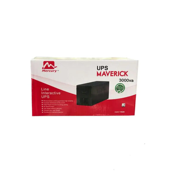 Mercury UPS 3000 VA – Onduleur puissant avec régulation intégrée