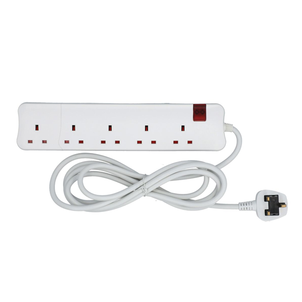 RALLONGE BLANCHE 4 PORTS