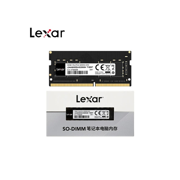 LEXAR RAM DDR4 32 Go – Mémoire SO‑DIMM haute capacité pour PC portable