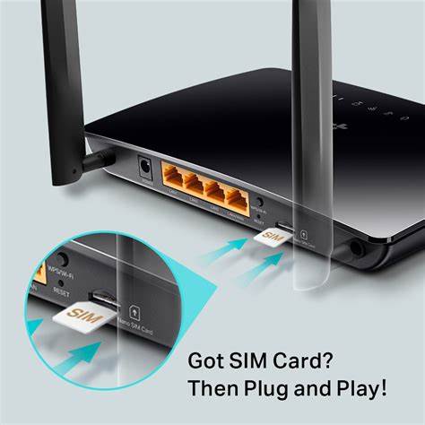 Routeur 4G LTE TP‑Link Archer MR202 (AC750) – Dual‑Band Wi‑Fi, 3+1 ports LAN, Nano‑SIM, OneMesh