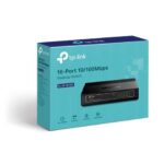 TP‑LINK TL‑SF1016D – Switch 16×10/100 Mb/s fanless, plug‑&‑play, consommation réduite