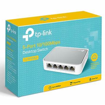 TP‑LINK TL‑SF1005D – Switch 5×10/100 Mb/s fanless, Plug & Play