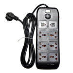 Light Wave LW EXT-64U – Multiprise | 6 prises | 4 USB | Câble 3 m