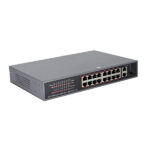 Euronet switch 16 ports Gigabit PoE avec 2 uplinks