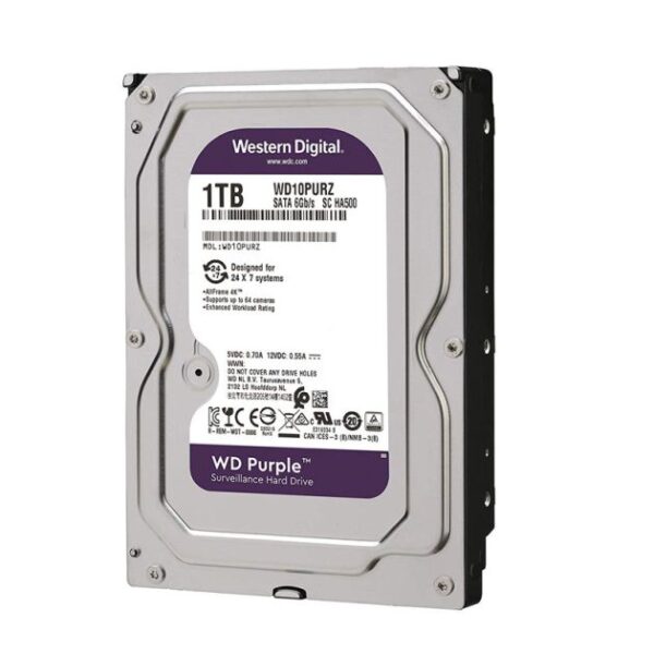 WD Purple 1 To surveillance