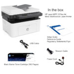 Imprimante multifonction laser monochrome HP Laser MFP 137fnw, format A4