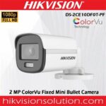Hikvision DS‑2CE10DF0T‑PF – Caméra Bullet ColorVu 2 MP Full HD