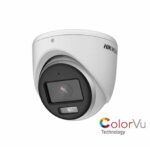 Hikvision DS‑2CE70KF0T‑LPFS – Caméra dôme ColorVu 3K (~5 MP) Full HD avec micro intégré