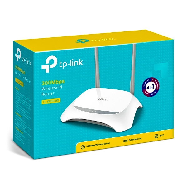 TP‑Link TL‑WR840N – Routeur Wi‑Fi 300 Mbps (2 ,4 GHz)