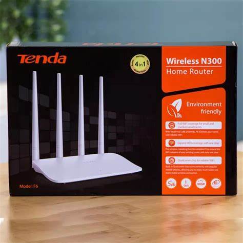 Tenda F6 V4.0 routeur Wi-Fi 4 N300 4 antennes