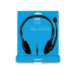 Logitech H111 – Casque stéréo filaire jack 3,5 mm avec micro rotatif | Accessoire audio au Cameroun
