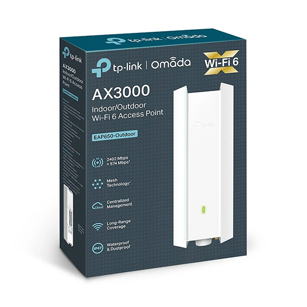 TP-Link Omada EAP650-Outdoor – Point d’accès Wi-Fi 6 Outdoor