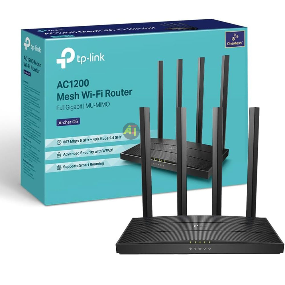 TP‑Link Archer C6 – Routeur Wi‑Fi AC1200 Gigabit