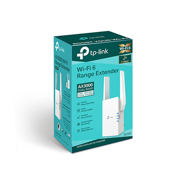 TP‑Link RE715X – Répéteur Wi‑Fi 6 AX3000 avec Port Gigabit