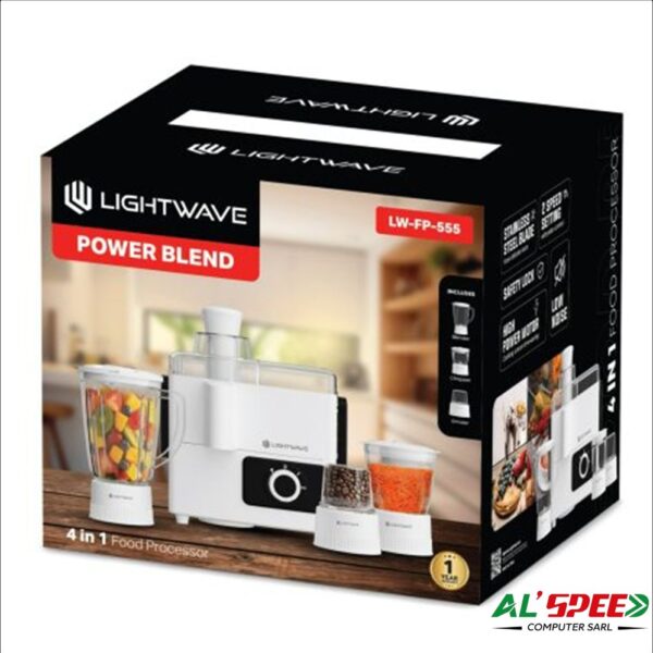 Lightwave Food Processor 4 en 1 450W