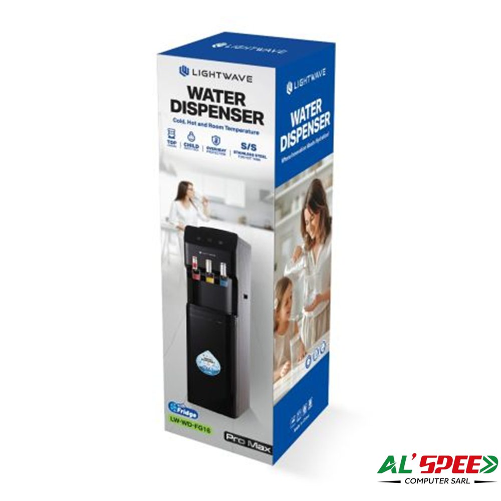 Lightwave Water Dispenser with Fridge