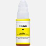 Bouteille d’encre originale Canon GI-490 jaune 70 ml pour imprimante PIXMA G