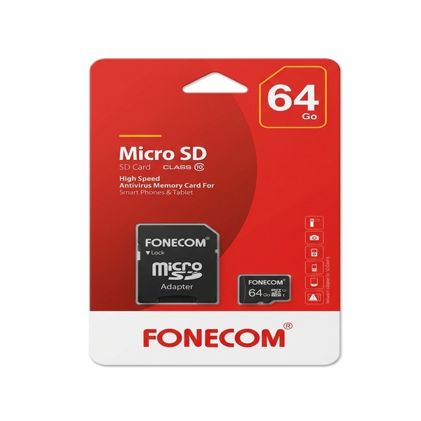 Carte mémoire microSD Fonecom 64 Go