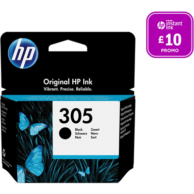 Cartouche d’encre originale HP 305 noire pour DeskJet et ENVY