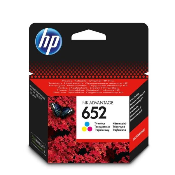 Cartouche d’encre originale HP 652 trois couleurs pour DeskJet Ink Advantage