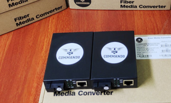 Convertisseur de média fibre optique COMMANDO MC-GSMSF RJ45 vers SC