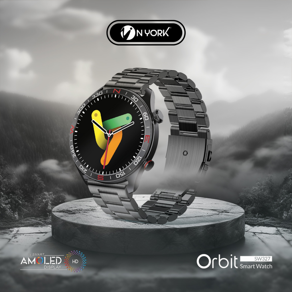 Montre connectée Nyork Orbit à écran AMOLED