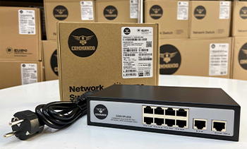Switch PoE COMMANDO Scout E300-8P-2G 8 ports Fast Ethernet