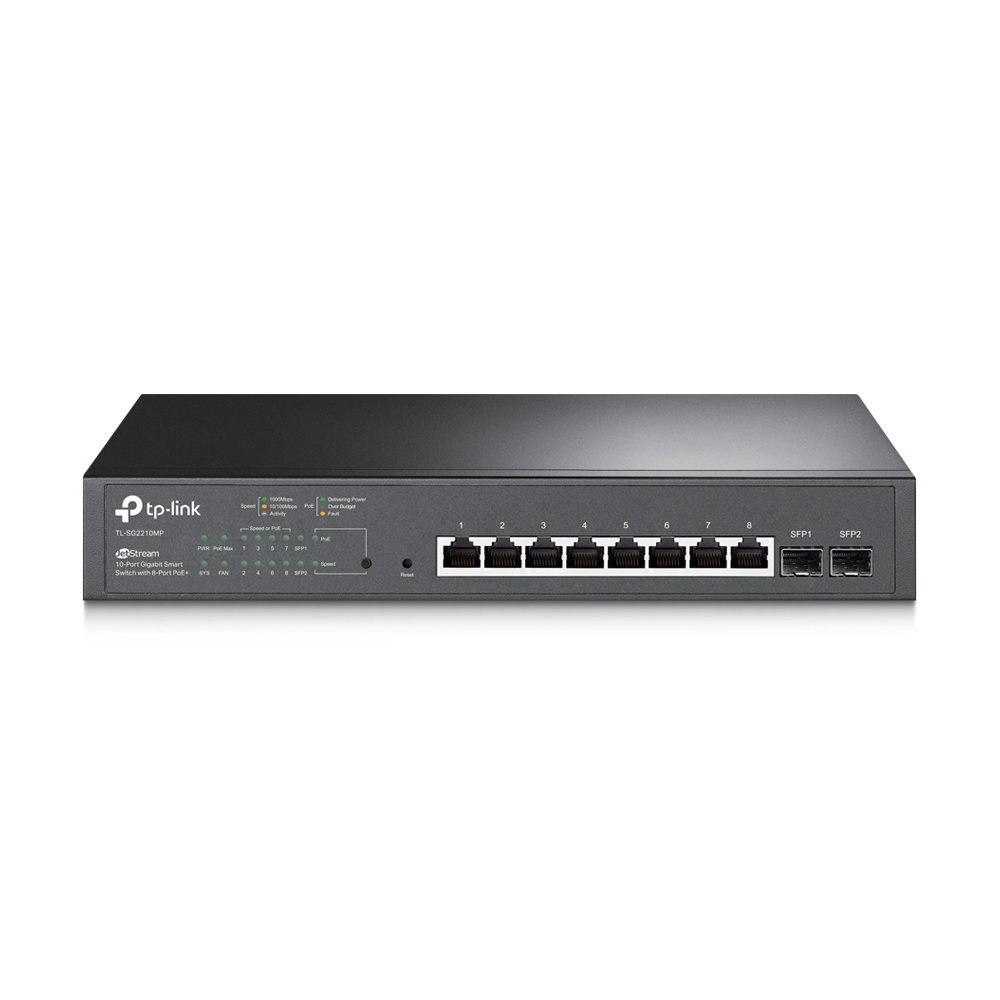 Switch PoE manageable TP-Link JetStream TL-SG2210MP 8 ports Gigabit
