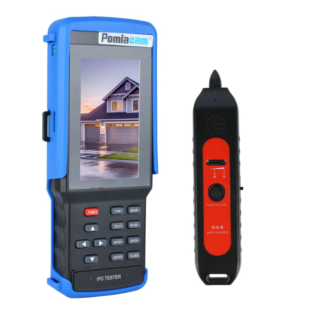Testeur de vidéosurveillance IPC9310 écran tactile avec sortie PoE