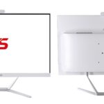 PC tout-en-un AL’SPEED PC238I513T3 blanc vue avant et arrière