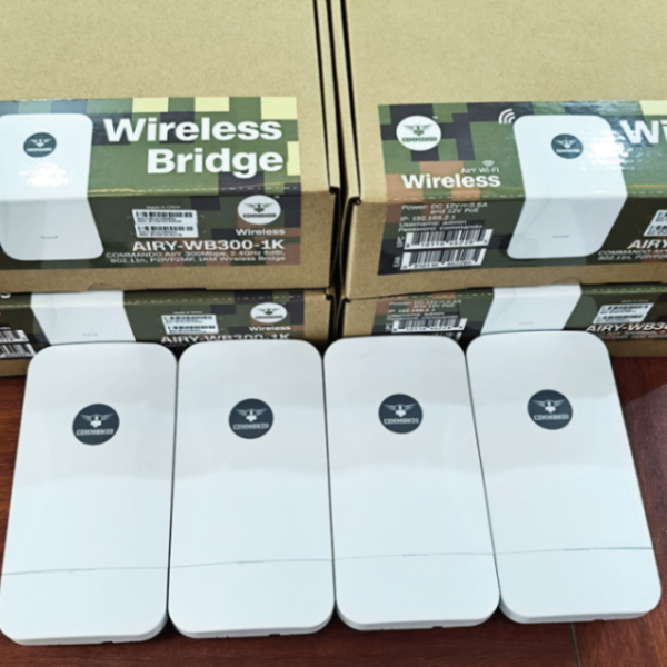 Point-to-Point Outdoor Commando AIR-WB300-1K 2,4 GHz 300 Mb/s