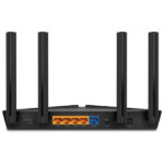 TP-Link Archer AX10 AX1500 – détail arrière du routeur et de ses connexions RJ45 Gigabit