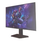 Écran PC K-Gaming NEO-FHD de 22 pouces vu de trois quarts face, sur son pied